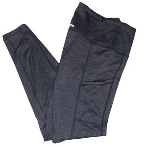 AERIE Chill Play Move Heather Navy Full Length Leggings